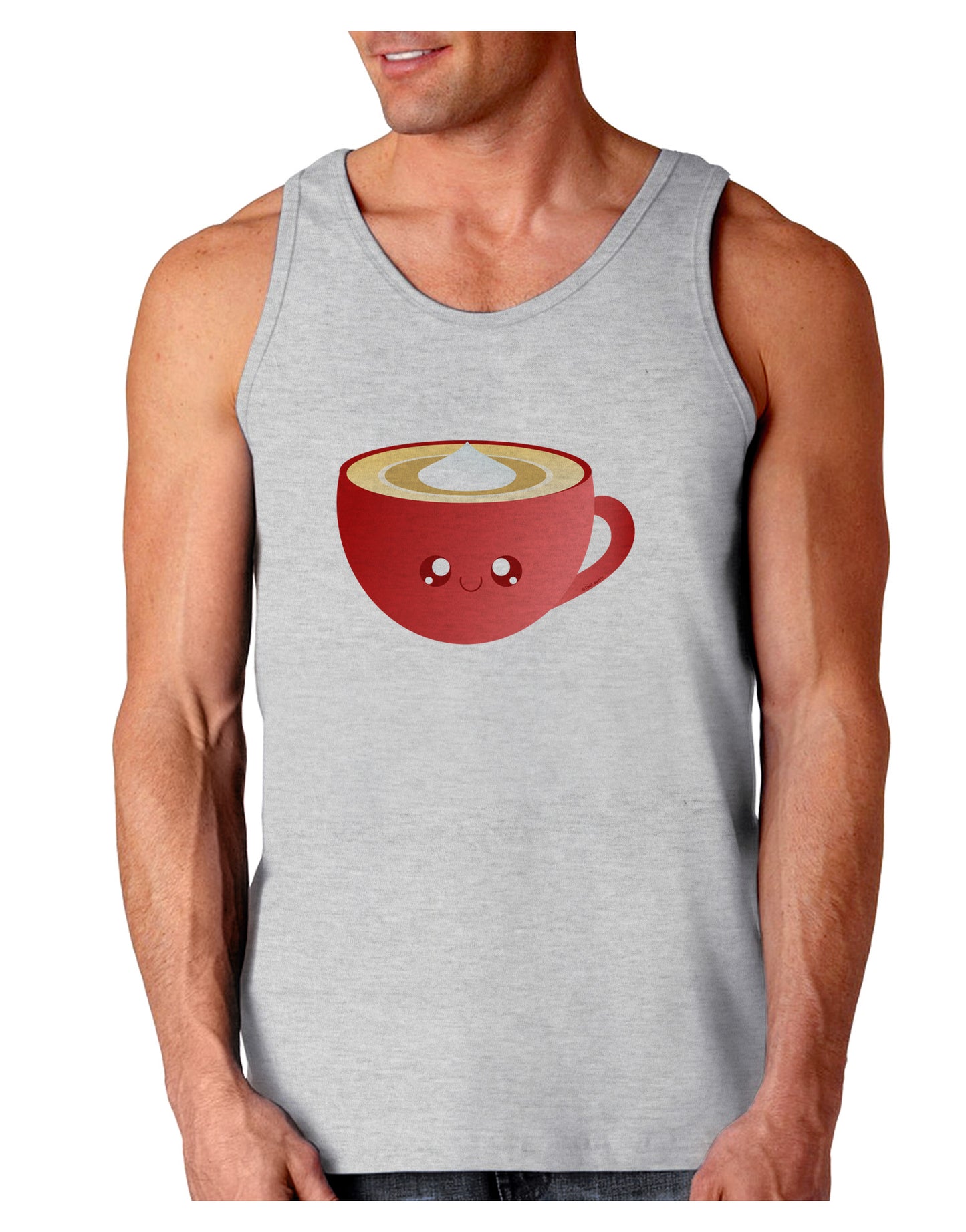 Cute Christmas Drink Eggnog Loose Tank Top-Loose Tank Top-TooLoud-AshGray-Small-Davson Sales