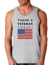 Thank a Veteran Today Loose Tank Top-Loose Tank Top-TooLoud-AshGray-Small-Davson Sales