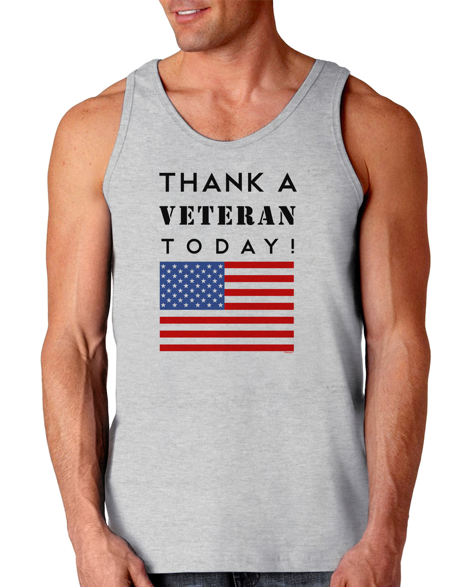 Thank a Veteran Today Loose Tank Top-Loose Tank Top-TooLoud-White-Small-Davson Sales