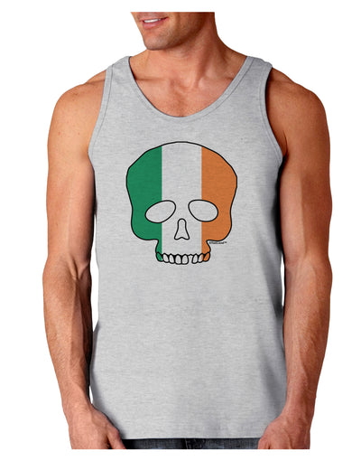 Skull Flag Ireland Loose Tank Top-Loose Tank Top-TooLoud-AshGray-Small-Davson Sales