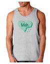 Meh Candy Heart Green - Valentines Day Loose Tank Top by TooLoud-Loose Tank Top-TooLoud-AshGray-Small-Davson Sales