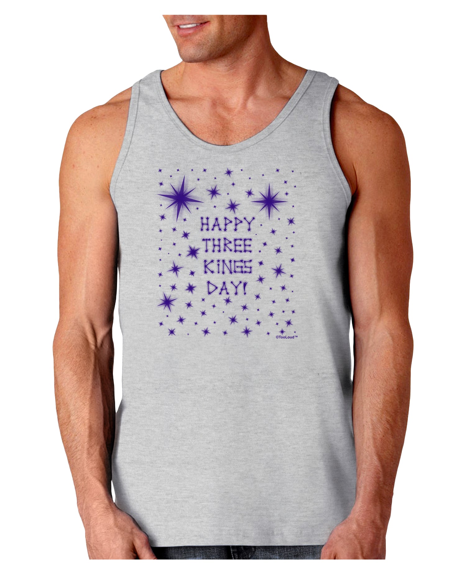 Happy Three Kings Day - Shining Stars Loose Tank Top by TooLoud-Loose Tank Top-TooLoud-AshGray-Small-Davson Sales