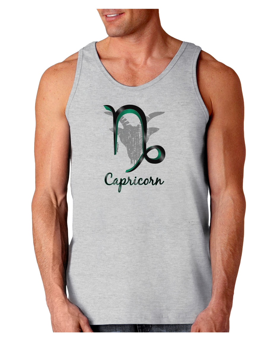 Capricorn Symbol Loose Tank Top-Loose Tank Top-TooLoud-White-Small-Davson Sales