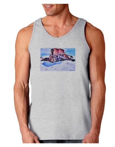 Victor Mines Colorado Watercolor Loose Tank Top-Loose Tank Top-TooLoud-AshGray-Small-Davson Sales