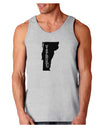 Vermont - United States Shape Loose Tank Top by TooLoud-Loose Tank Top-TooLoud-AshGray-Small-Davson Sales