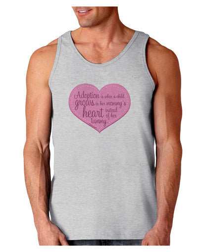 Adoption is When - Mom and Daughter Quote Loose Tank Top by TooLoud-Loose Tank Top-TooLoud-AshGray-Small-Davson Sales