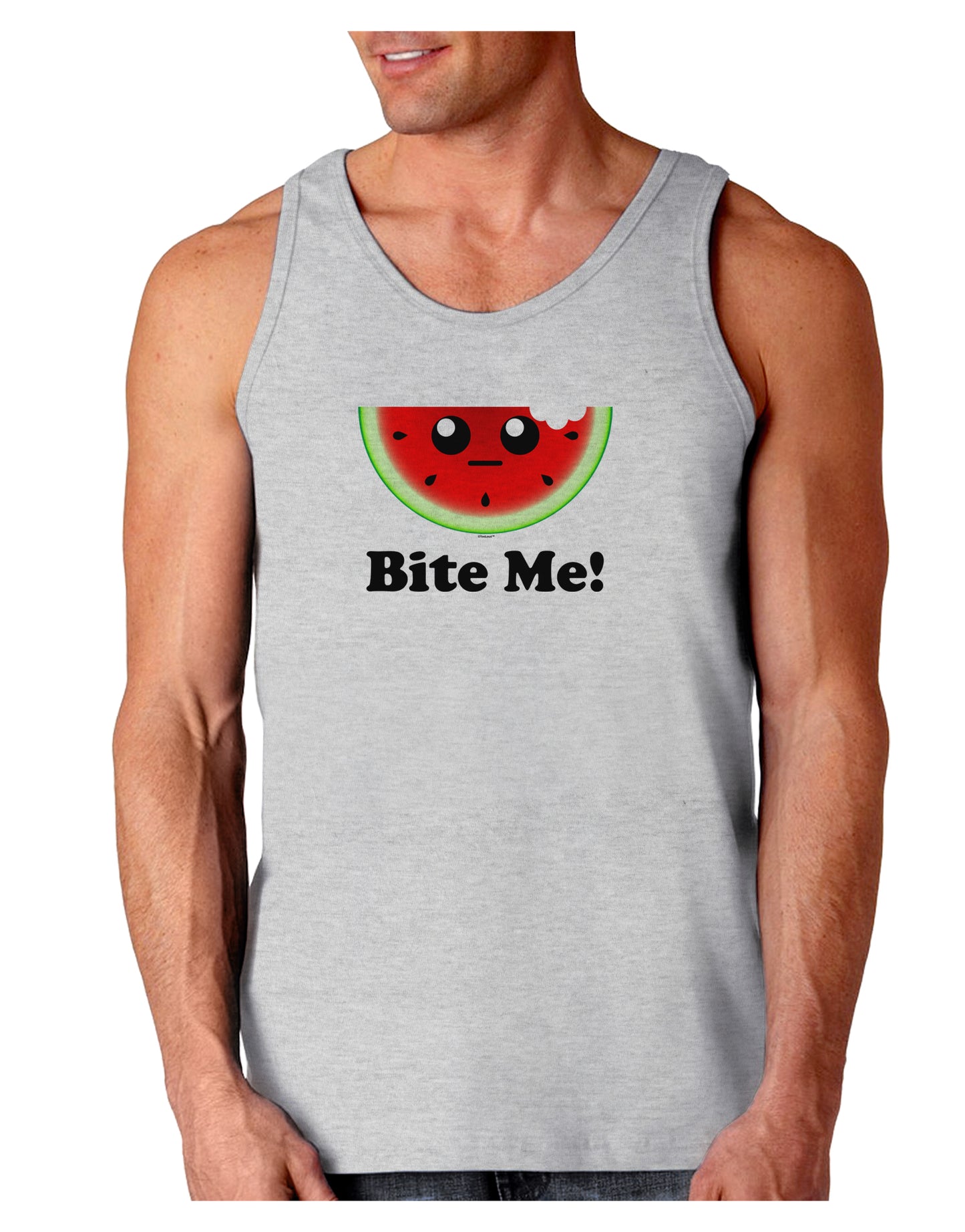 Bite Me Loose Tank Top-Loose Tank Top-TooLoud-AshGray-Small-Davson Sales