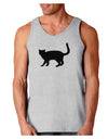 Cat Silhouette Design Loose Tank Top by TooLoud-Loose Tank Top-TooLoud-AshGray-Small-Davson Sales