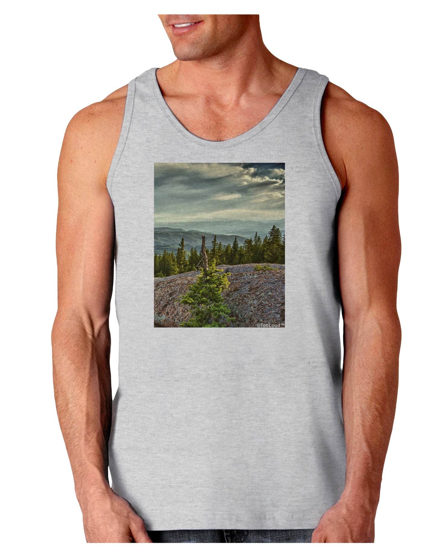 Nature Photography - Pine Kingdom Loose Tank Top by-Loose Tank Top-TooLoud-AshGray-Small-Davson Sales