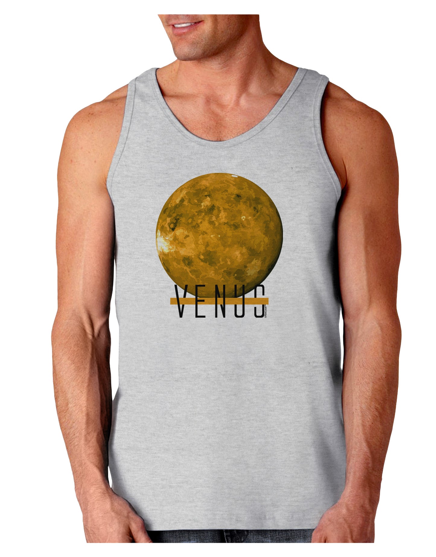 Planet Venus Text Loose Tank Top-Loose Tank Top-TooLoud-AshGray-Small-Davson Sales