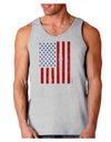 Red and Blue Stamp Style American Flag - Distressed Loose Tank Top by TooLoud-Loose Tank Top-TooLoud-AshGray-Small-Davson Sales