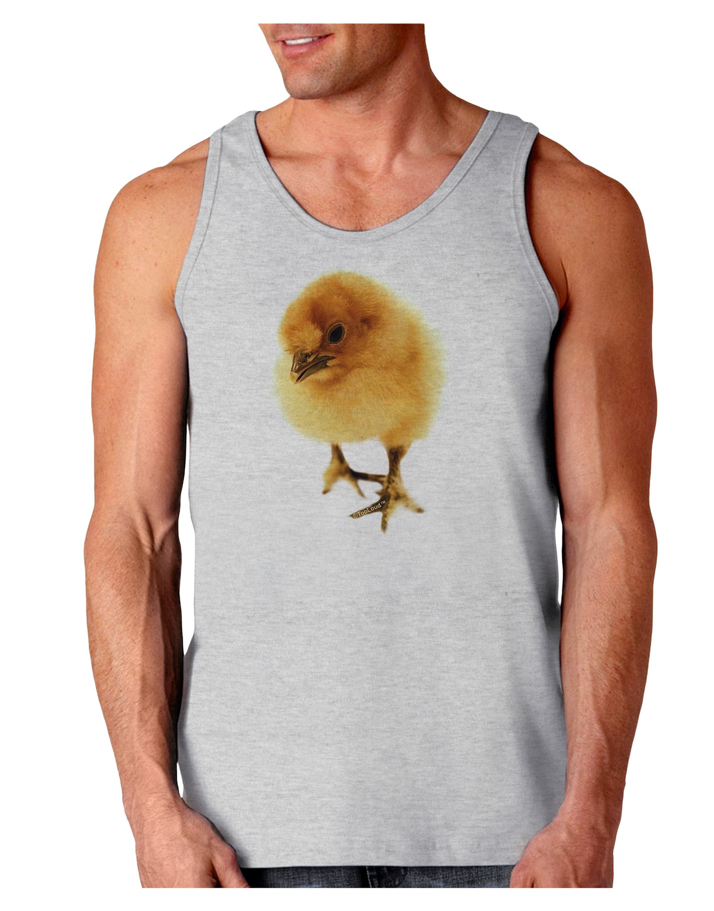 Fluffy Chick Loose Tank Top-Loose Tank Top-TooLoud-AshGray-Small-Davson Sales
