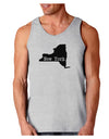 New York - United States Shape Loose Tank Top by TooLoud-Loose Tank Top-TooLoud-AshGray-Small-Davson Sales