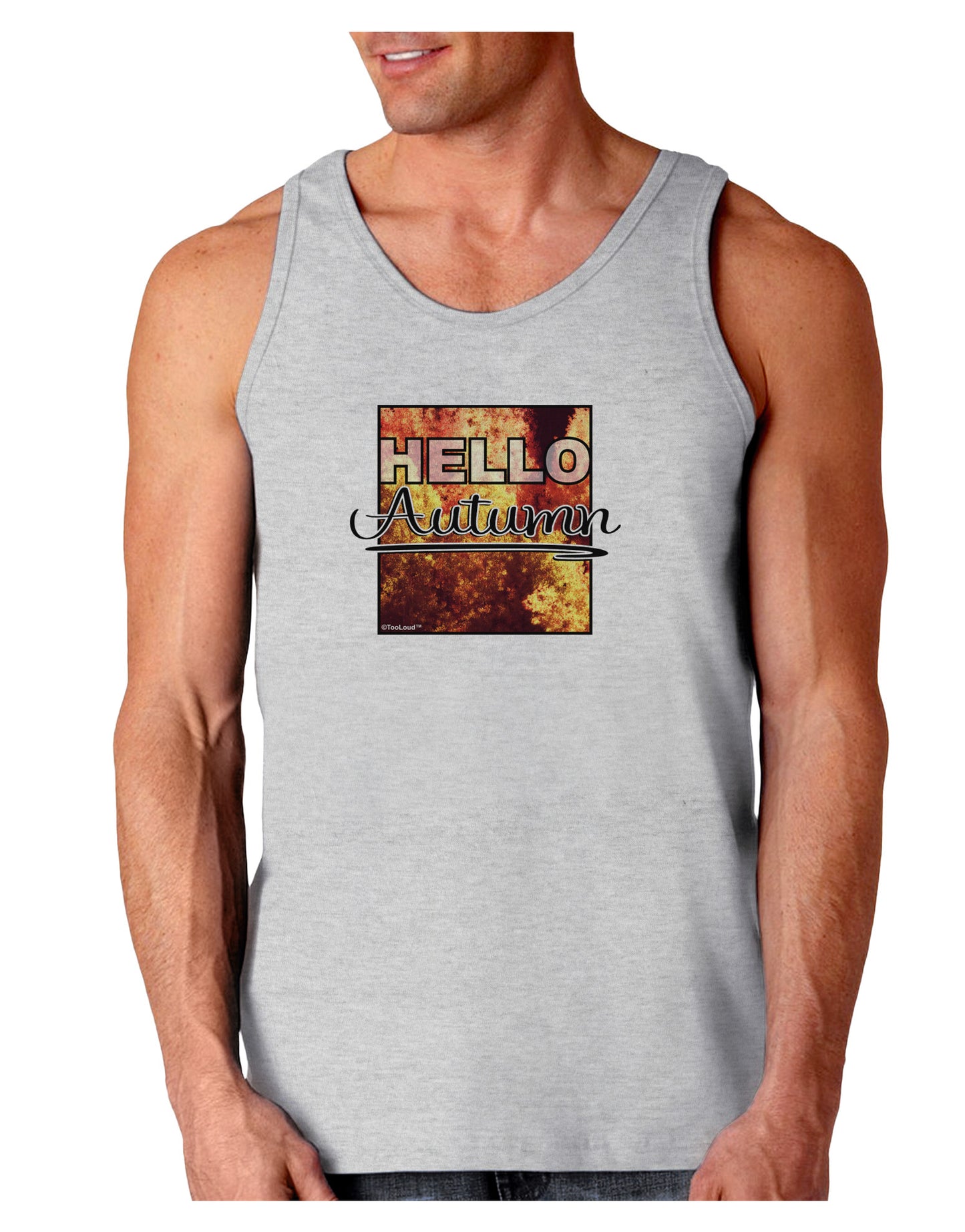 Hello Autumn Loose Tank Top-Loose Tank Top-TooLoud-AshGray-Small-Davson Sales