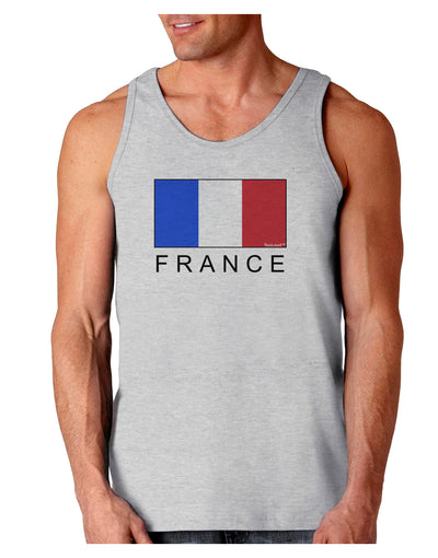 French Flag - France Text Loose Tank Top by TooLoud-Loose Tank Top-TooLoud-AshGray-Small-Davson Sales