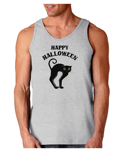 Happy Halloween Cute Black Cat Halloween Loose Tank Top-Loose Tank Top-TooLoud-AshGray-Small-Davson Sales