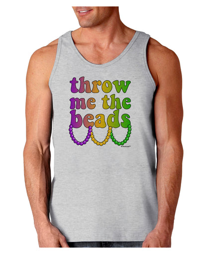 Throw Me The Beads - Mardi Gras Loose Tank Top by TooLoud-Loose Tank Top-TooLoud-AshGray-Small-Davson Sales