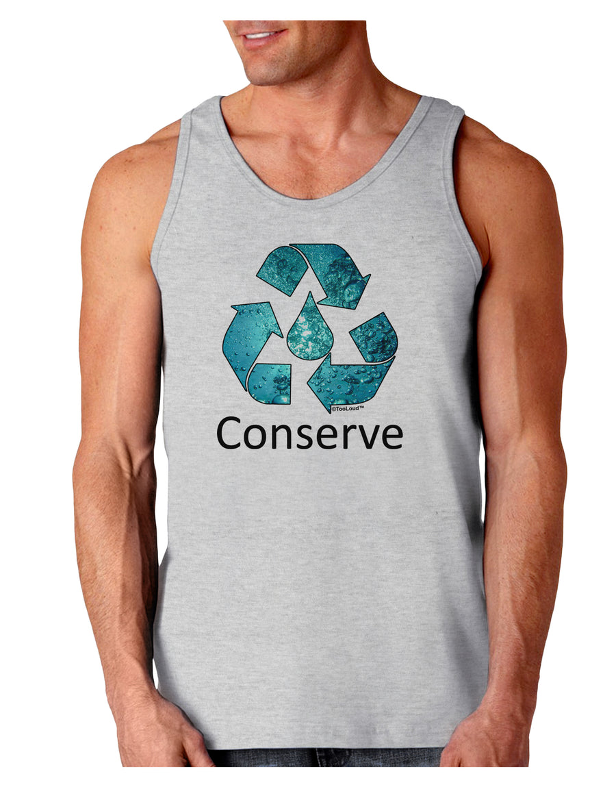 Water Conservation Text Loose Tank Top by TooLoud-Loose Tank Top-TooLoud-White-Small-Davson Sales