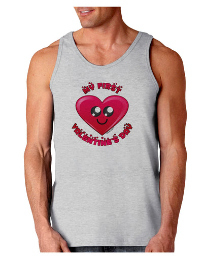 My First Valentine's Day Loose Tank Top-Loose Tank Top-TooLoud-AshGray-Small-Davson Sales