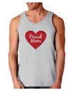 Proud Mom Heart Loose Tank Top-Loose Tank Top-TooLoud-AshGray-Small-Davson Sales