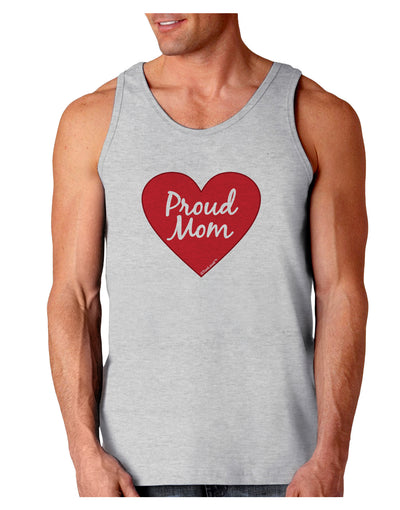 Proud Mom Heart Loose Tank Top-Loose Tank Top-TooLoud-AshGray-Small-Davson Sales