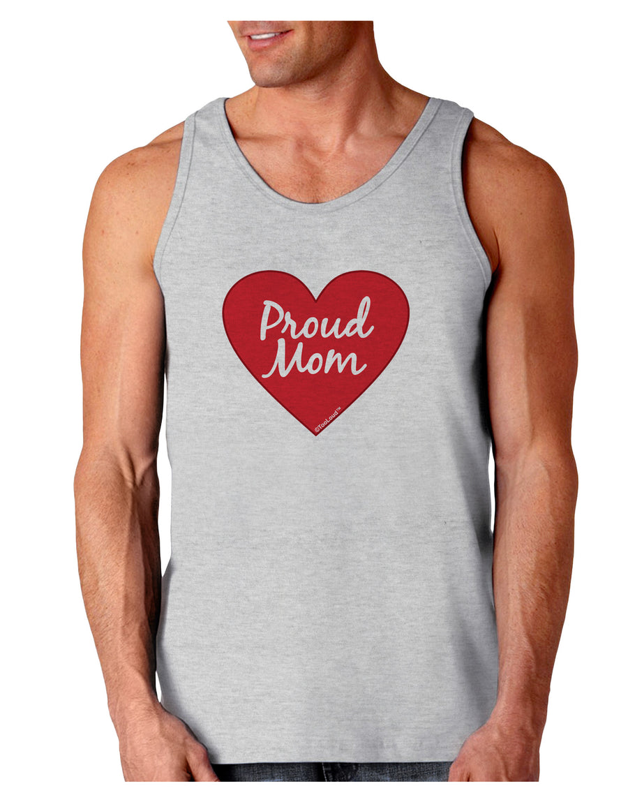 Proud Mom Heart Loose Tank Top-Loose Tank Top-TooLoud-White-Small-Davson Sales