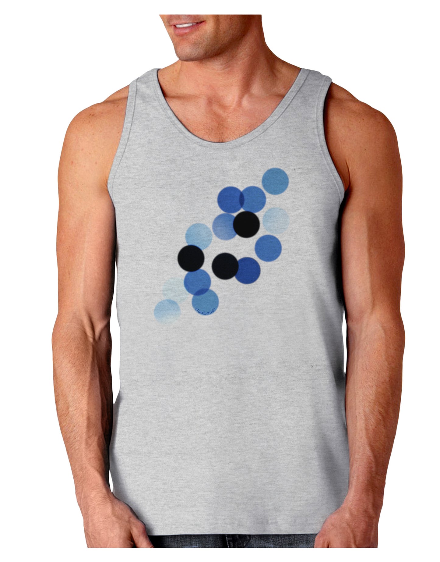 Inverted Bokeh Loose Tank Top by-Loose Tank Top-TooLoud-AshGray-Small-Davson Sales