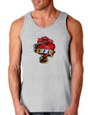 Tattoo Heart Dad Loose Tank Top-Loose Tank Top-TooLoud-AshGray-Small-Davson Sales