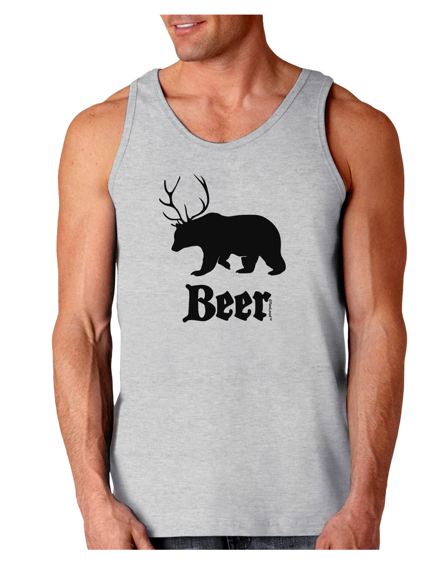 Beer Animal Loose Tank Top-Loose Tank Top-TooLoud-White-Small-Davson Sales