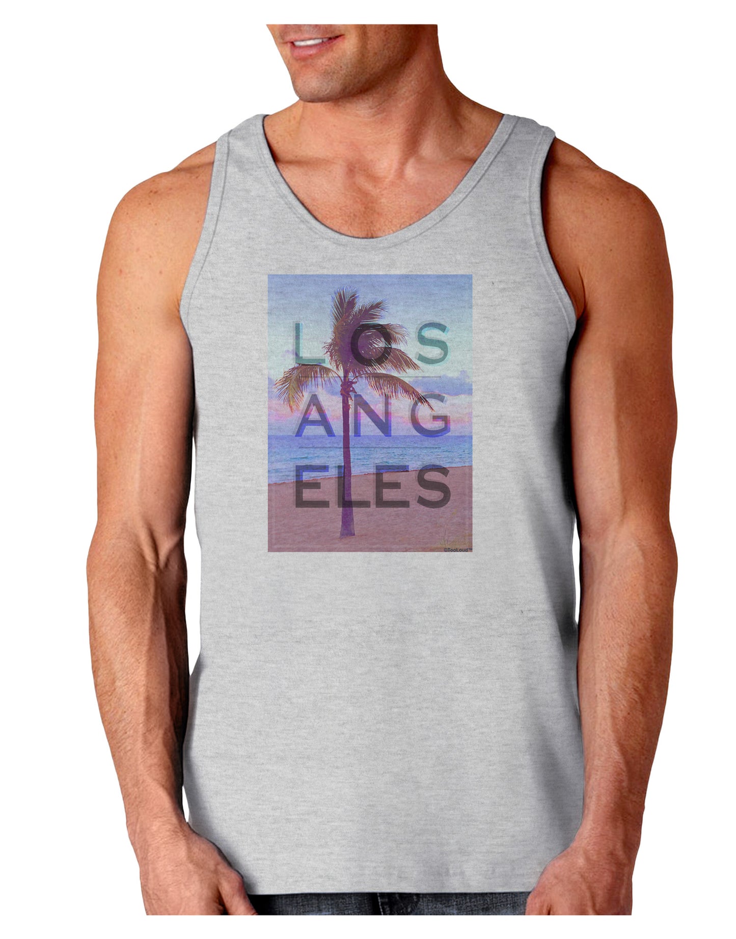 Los Angeles Beach Filter Loose Tank Top-Loose Tank Top-TooLoud-AshGray-Small-Davson Sales
