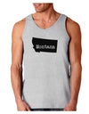 Montana - United States Shape Loose Tank Top by TooLoud-Loose Tank Top-TooLoud-AshGray-Small-Davson Sales