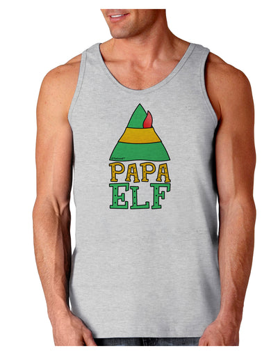 Matching Christmas Design - Elf Family - Papa Elf Loose Tank Top-Loose Tank Top-TooLoud-AshGray-Small-Davson Sales