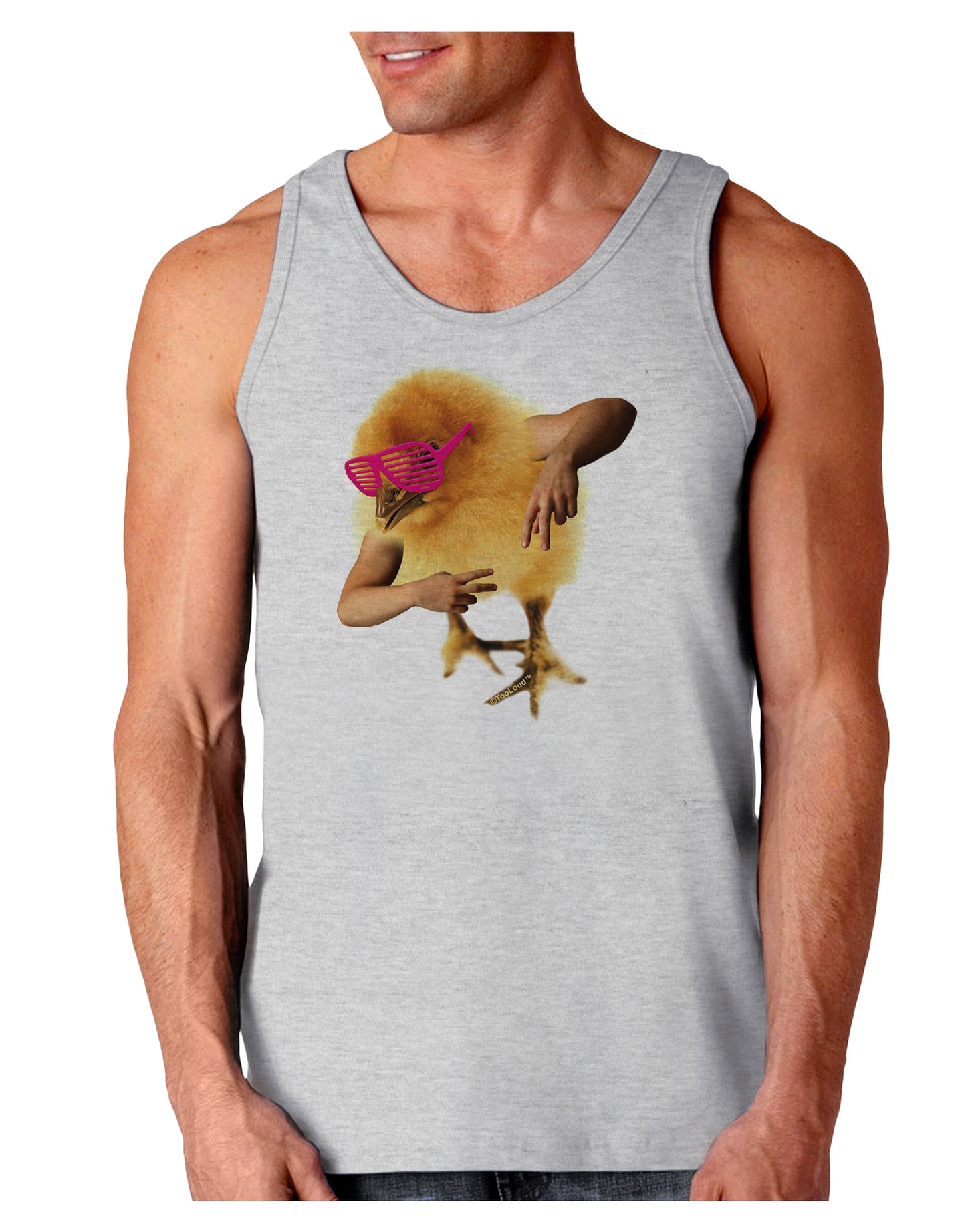 Bro Chick Loose Tank Top-Mens-LooseTanktops-TooLoud-AshGray-Small-Davson Sales