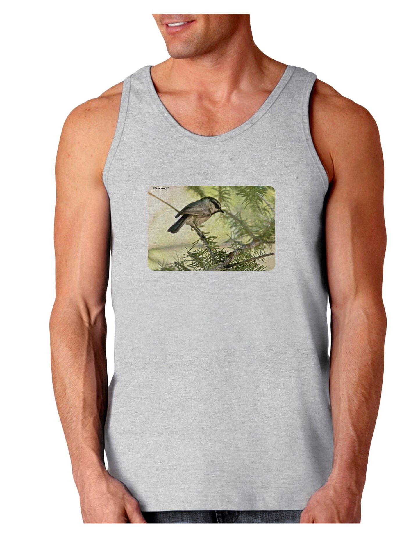 CO Chickadee Loose Tank Top-Loose Tank Top-TooLoud-AshGray-Small-Davson Sales