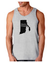 Rhode Island - United States Shape Loose Tank Top by TooLoud-Loose Tank Top-TooLoud-AshGray-Small-Davson Sales