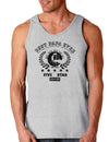 Best Papa Ever Distressed Collegiate Loose Tank Top-Loose Tank Top-TooLoud-AshGray-Small-Davson Sales