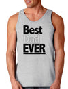 Father's Day Best Dad Ever Loose Tank Top-Loose Tank Top-TooLoud-AshGray-Small-Davson Sales