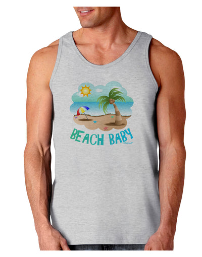 Fun Summer Beach Scene - Beach Baby Loose Tank Top by TooLoud-Loose Tank Top-TooLoud-AshGray-Small-Davson Sales