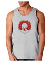 Extra Scary Clown Watercolor Loose Tank Top-Loose Tank Top-TooLoud-AshGray-Small-Davson Sales