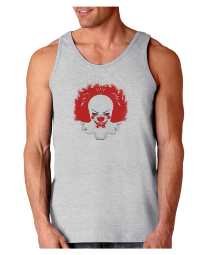 Extra Scary Clown Watercolor Loose Tank Top-Loose Tank Top-TooLoud-AshGray-Small-Davson Sales