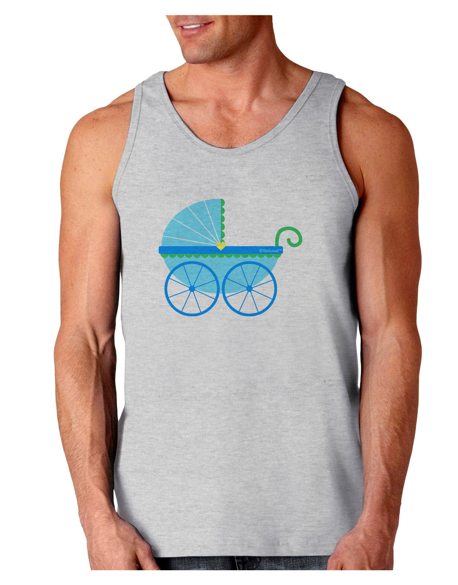 Baby Boy Carriage Loose Tank Top-Loose Tank Top-TooLoud-White-Small-Davson Sales