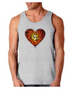 Water Droplet Heart Orange Loose Tank Top by TooLoud-Loose Tank Top-TooLoud-AshGray-Small-Davson Sales