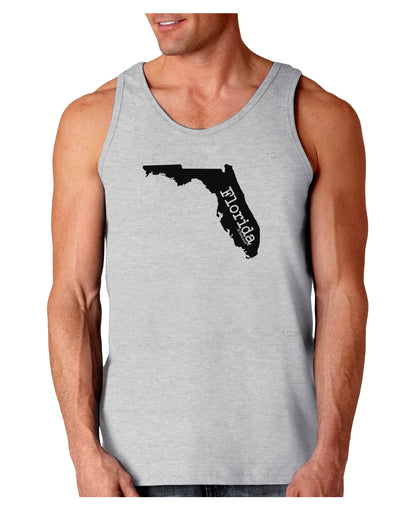 Florida - United States Shape Loose Tank Top by TooLoud-Loose Tank Top-TooLoud-AshGray-Small-Davson Sales