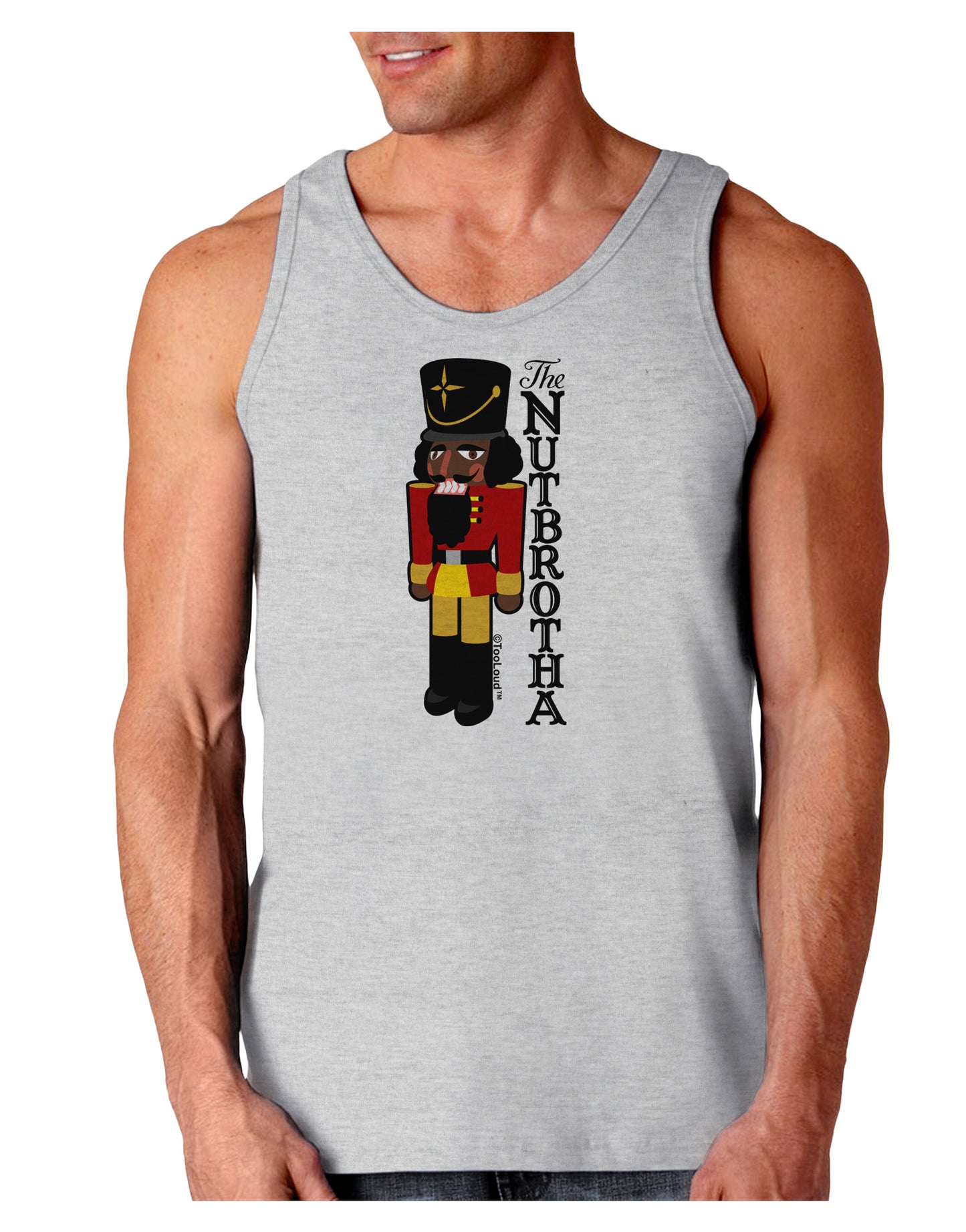 The Nutbrotha - Black Nutcracker Loose Tank Top by-Loose Tank Top-TooLoud-AshGray-Small-Davson Sales