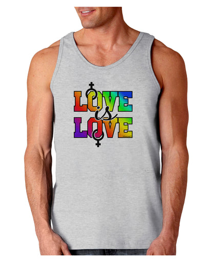 Love Is Love Lesbian Pride Loose Tank Top-Loose Tank Top-TooLoud-AshGray-Small-Davson Sales