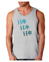 Ho Ho Ho Snowflakes Loose Tank Top-Loose Tank Top-TooLoud-AshGray-Small-Davson Sales