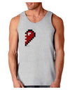 Couples Pixel Heart Design - Right Loose Tank Top by TooLoud-Loose Tank Top-TooLoud-AshGray-Small-Davson Sales