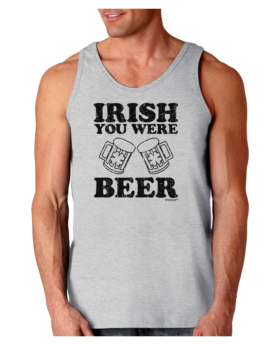 Irish You Were Beer Loose Tank Top by TooLoud-Loose Tank Top-TooLoud-White-Small-Davson Sales