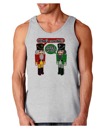 Whats Crackin - Deez Nuts Loose Tank Top by-Loose Tank Top-TooLoud-AshGray-Small-Davson Sales