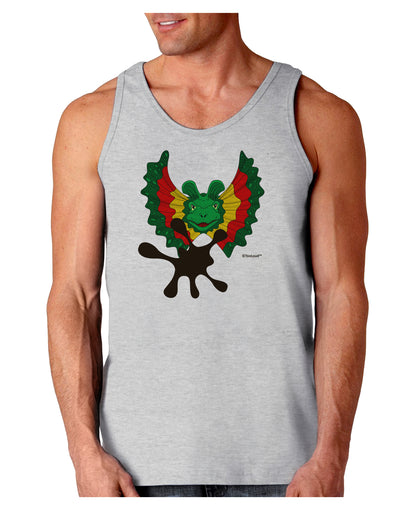 Dilophosaurus Design - Spit Loose Tank Top by TooLoud-Loose Tank Top-TooLoud-AshGray-Small-Davson Sales